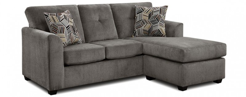 American Imports Grey Sofa/Chaise